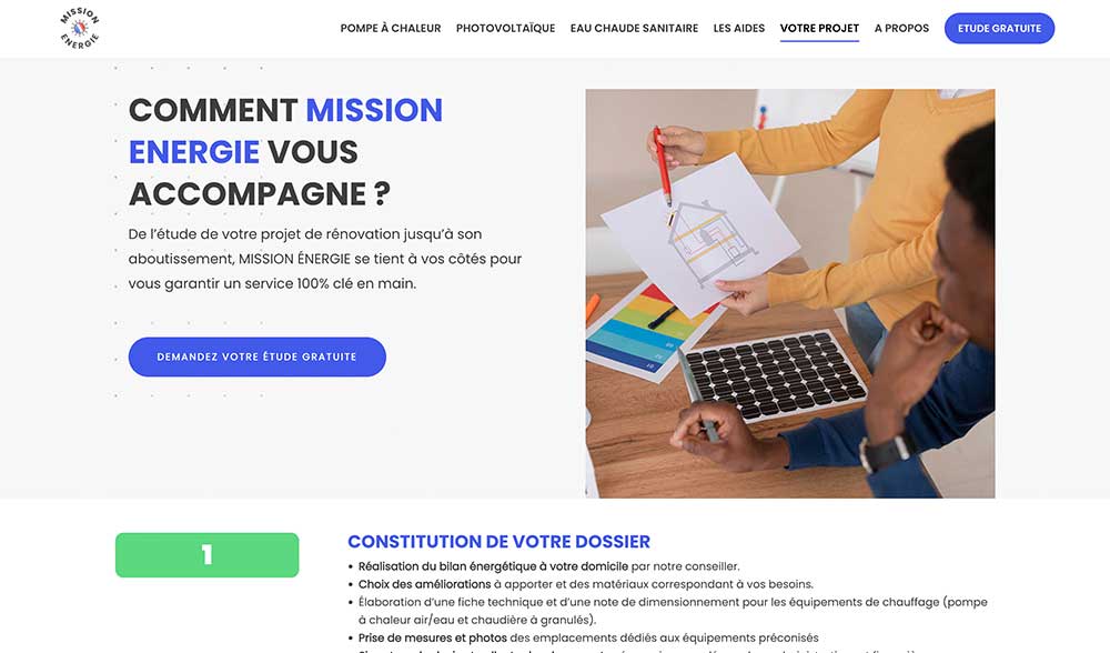Création de site internet pour une assistante administrative externalisée