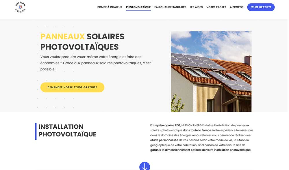 Création de site internet pour une assistante administrative externalisée