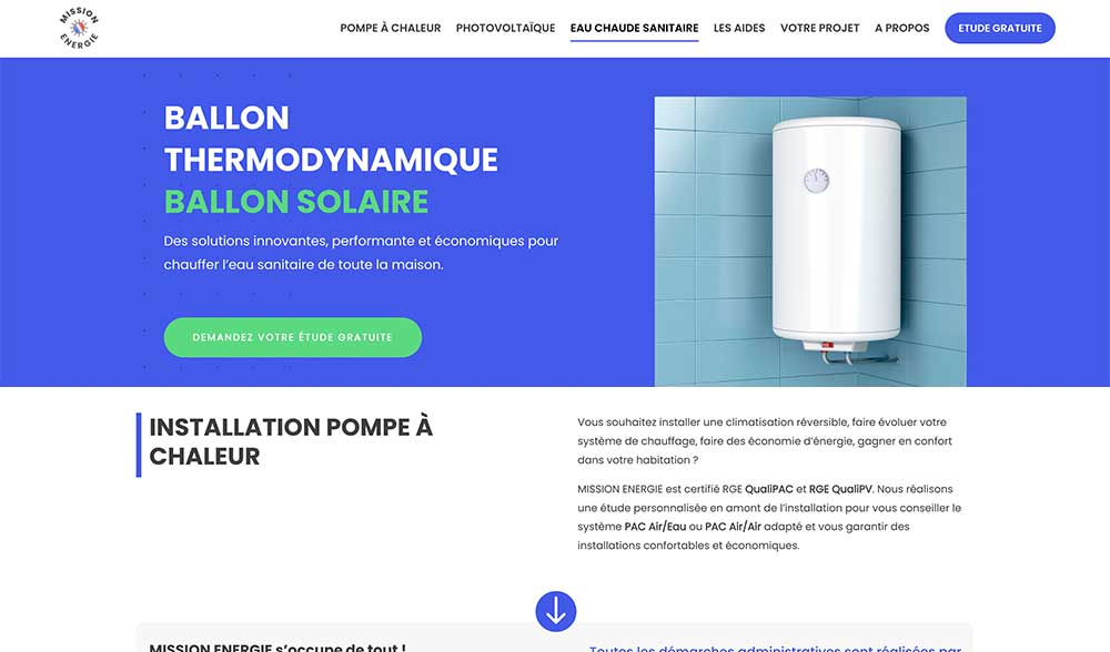 Création de site internet pour une assistante administrative externalisée