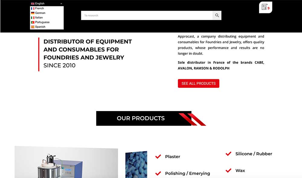 Création d'un catalogue en ligne avec demande de devis - capture 7
