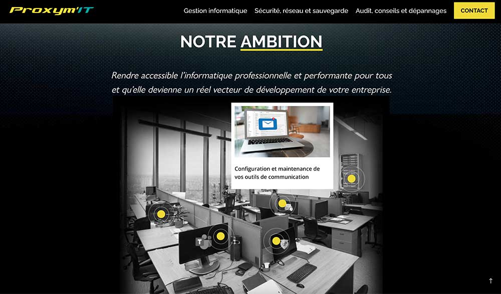Refonte site internet informaticien 95
