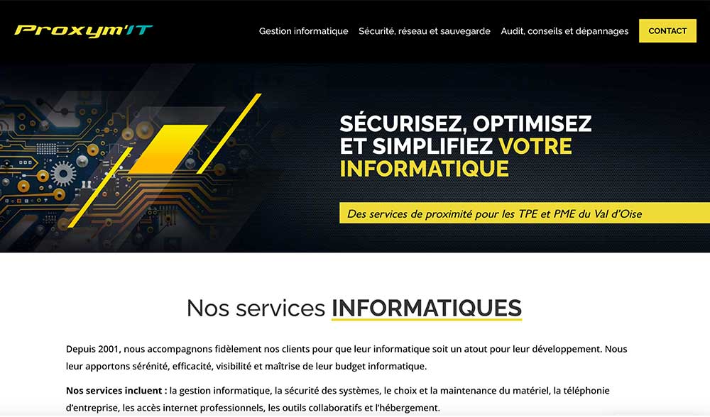 Création de site internet pour cabinet d'expert comptable