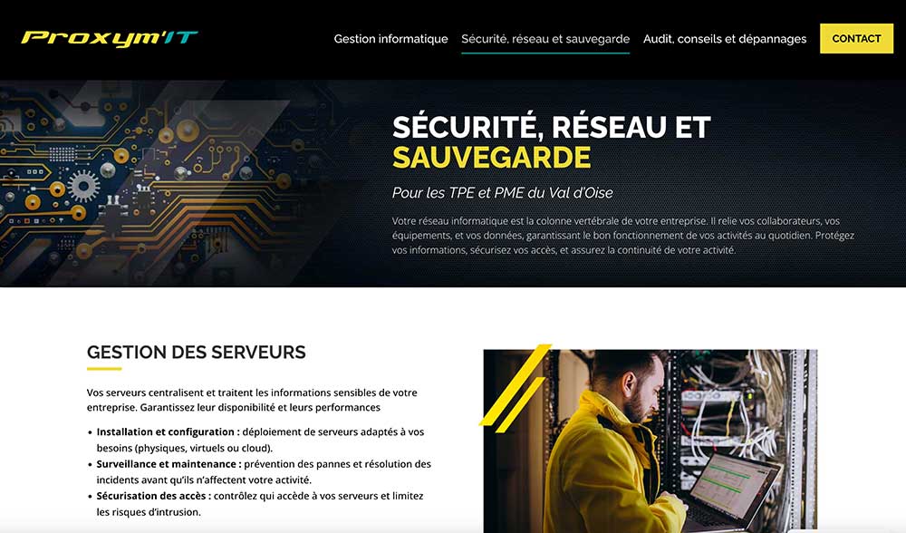 informatique creation site web 95
