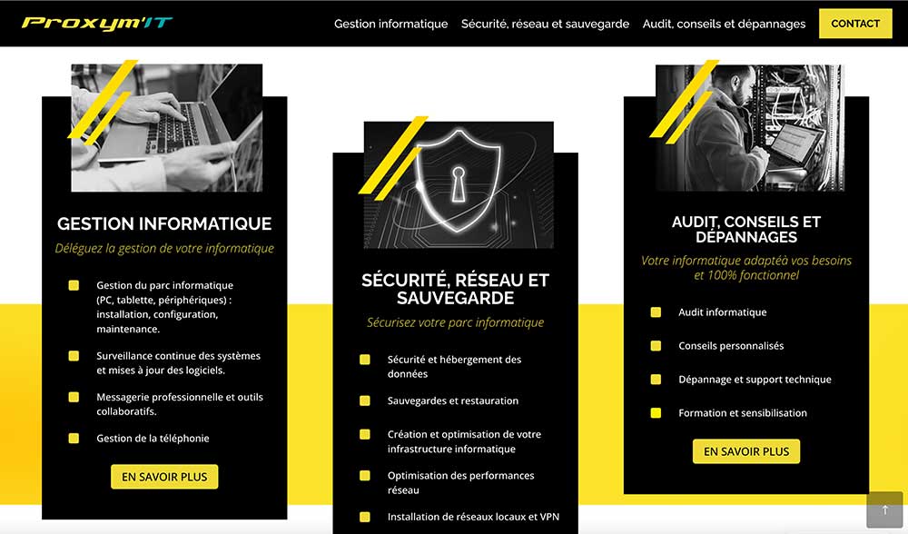 nouvelle identité visuelle société informatique 95