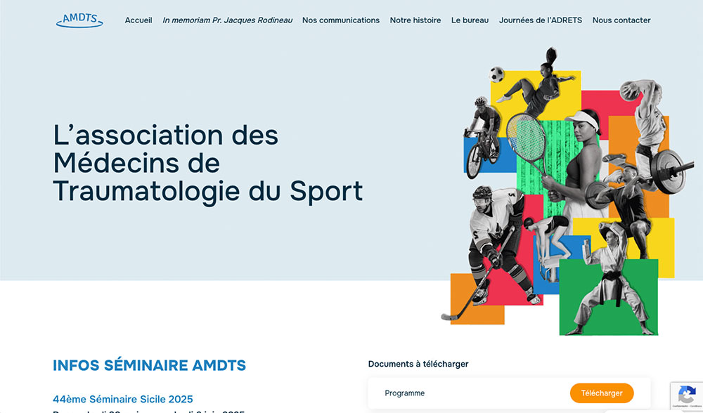 Refonte site internet association AMDTS