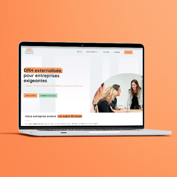 Création site internet pour L’externalisation RH pour les PME de Paris, Val d’Oise et Oise