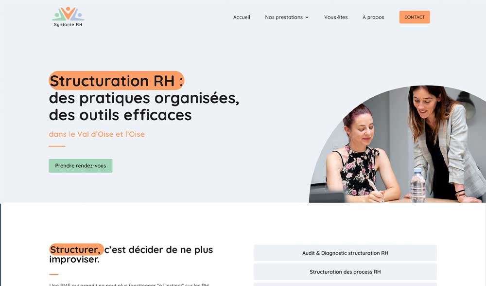 Création site internet Cabinet de recouvrement et médiation
