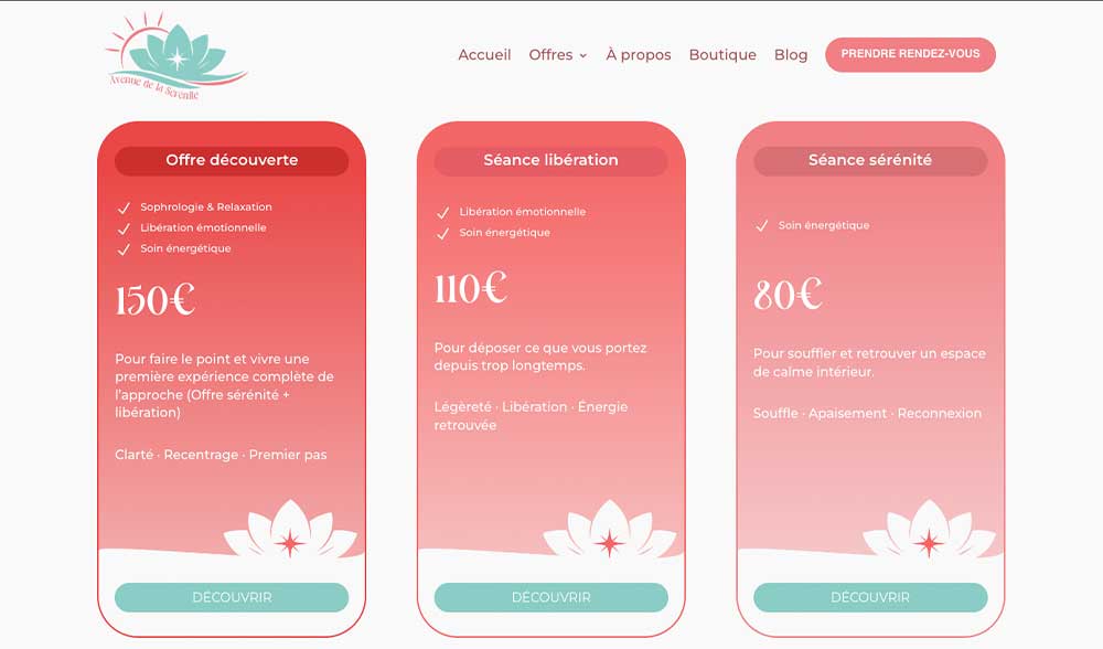 webdesign site sophrologie 78