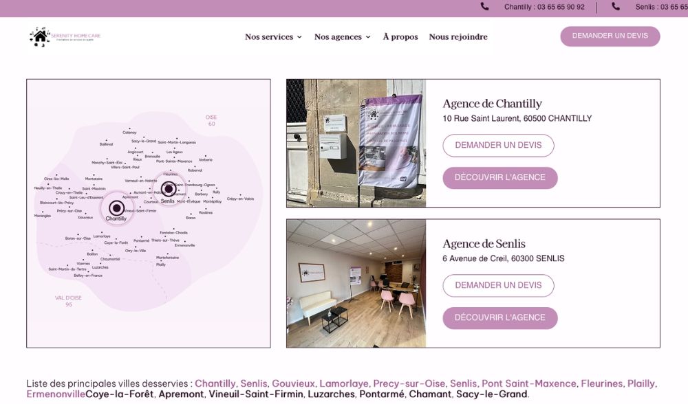 webdesign site service à domicile oise contact