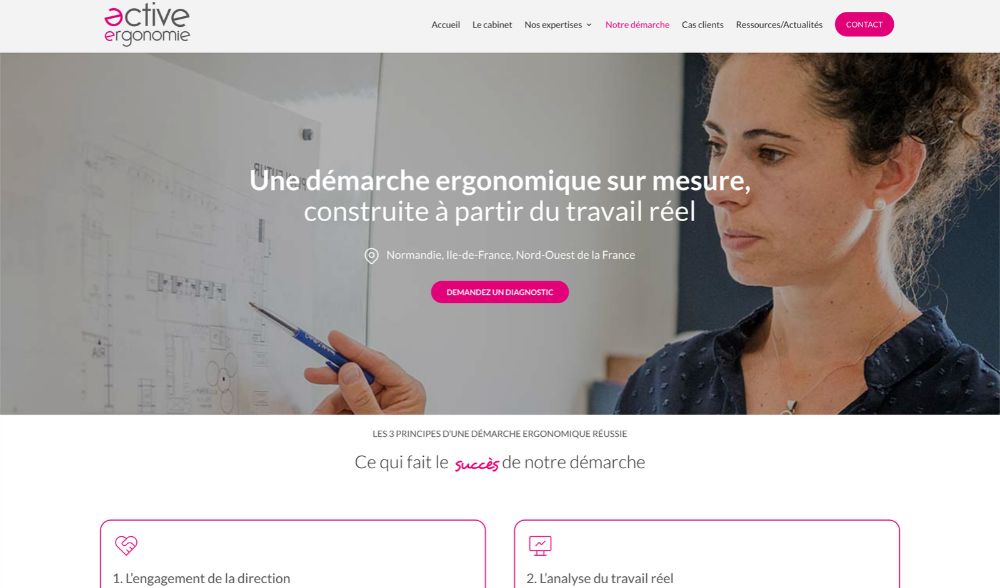 création site internet entreprise ergonomie idf